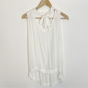 Free People Tie Neck Tank Ivory M